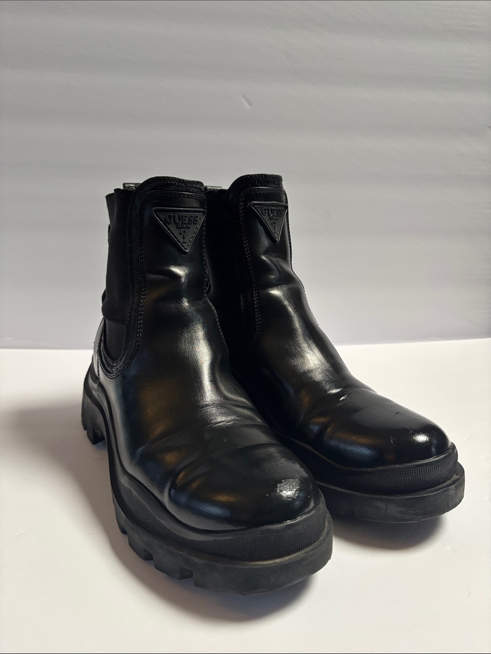 Guess Black Combat Boots